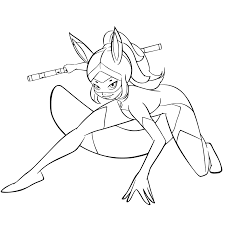 Kolorowanka waleczna ruda kitka